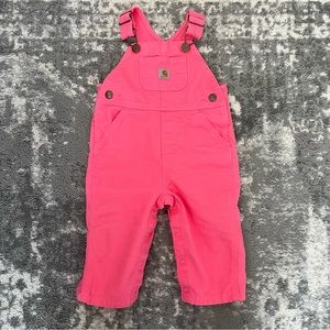 Pink Carhartt Baby Overalls